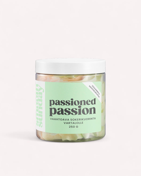 Passioned Passion sokerikuorinta